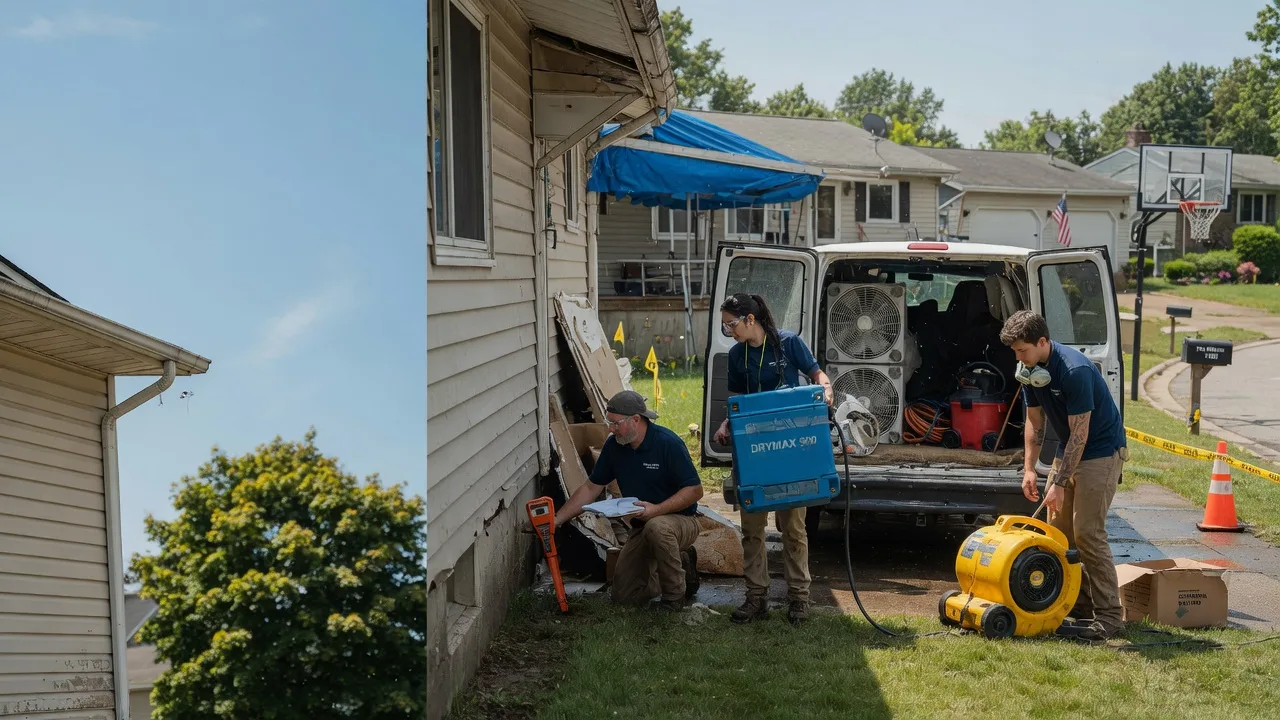 Ceiling Leak Cleanup in Allendale, NJ near me